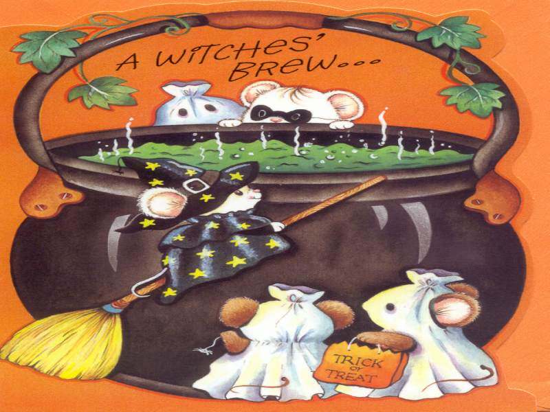 Witches Brewing Concoctions