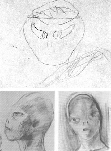 Betty Hill Alien Drawings