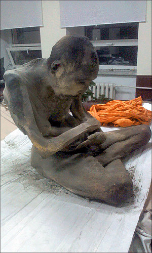 200 year old Mummified Live Monk