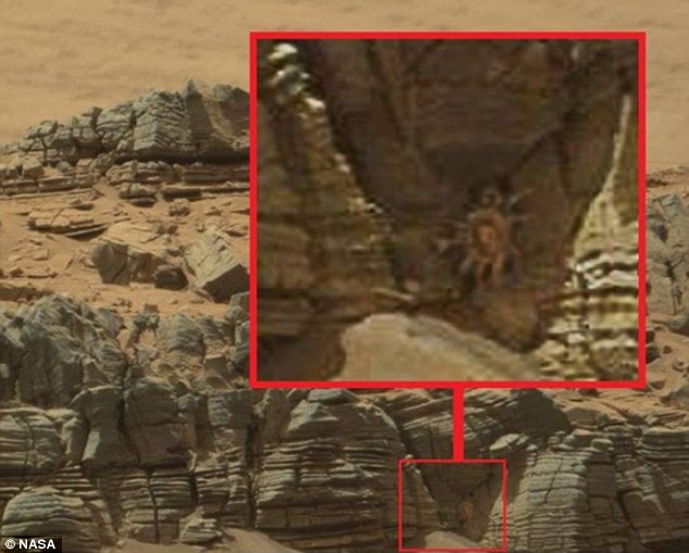 Alien Crab on Mars