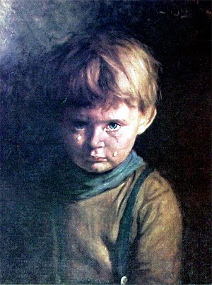 Crying Boy Painting Curse image