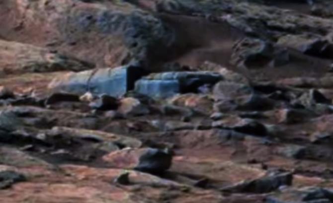 Coffin on Mars
