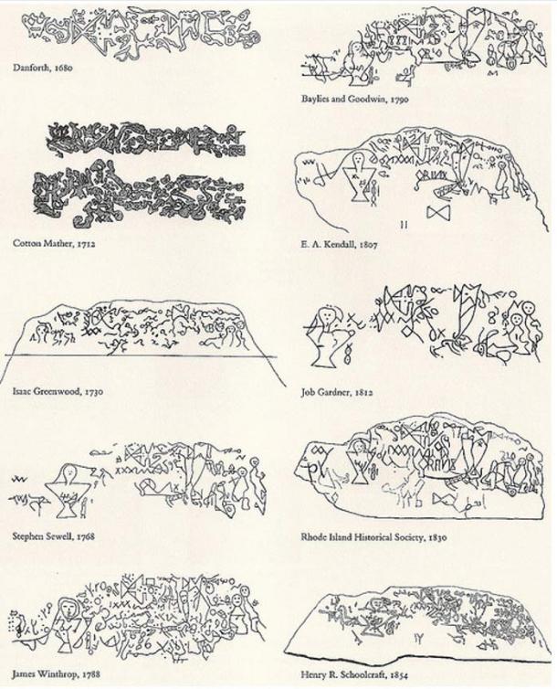 Dighton-Rock-petroglyphs
