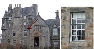 Is this one of the castle's former inhabitants ? Image Credit: Facebook / Drew McAdam