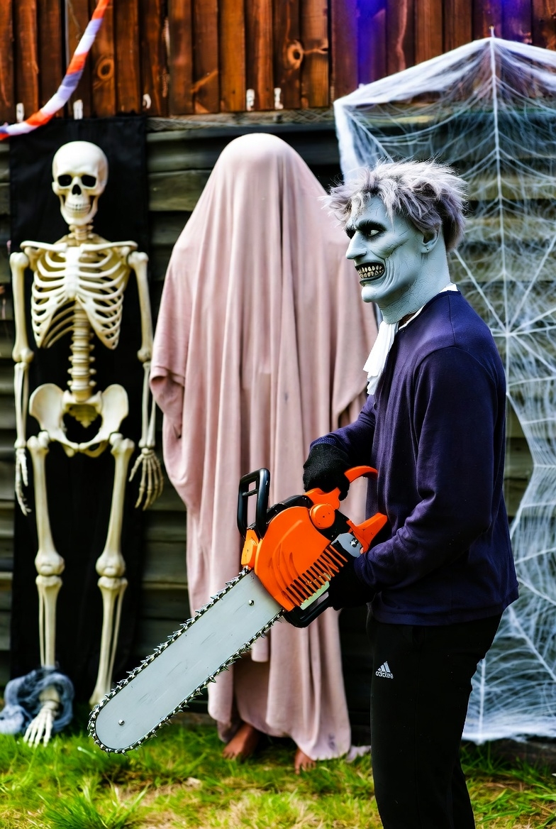 A chainsaw-wielding ‘madman’ 